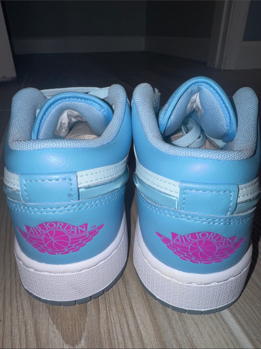 Jordan 1 low aquarius blue - Picture 4 of 6
